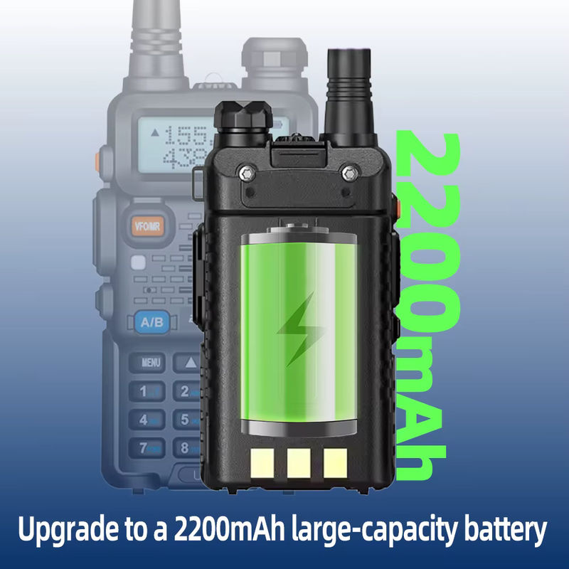 Baofeng UV-5R USB Amateurfunkgerät mit FM-Radio in Schwarz - Bild 4