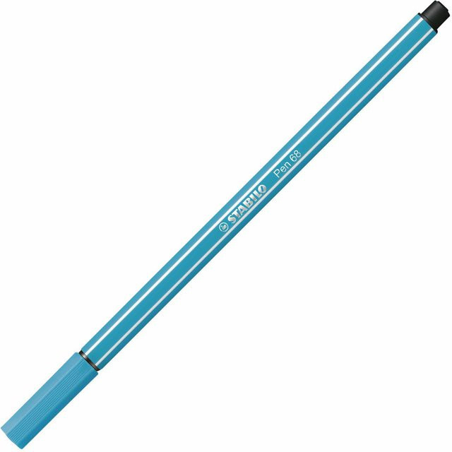 STABILO Pen 68 Tintenroller in Hellblau mit feiner Spitze - Bild 1