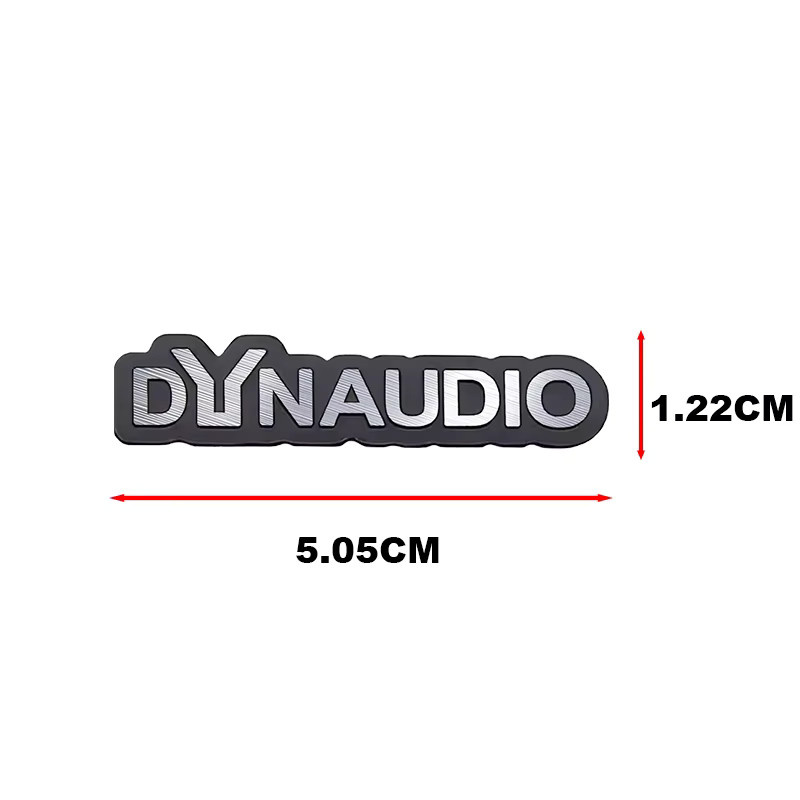 Dynaudio Metall Emblem Set für Auto Hi-Fi Lautsprecher in Silber - Bild 2