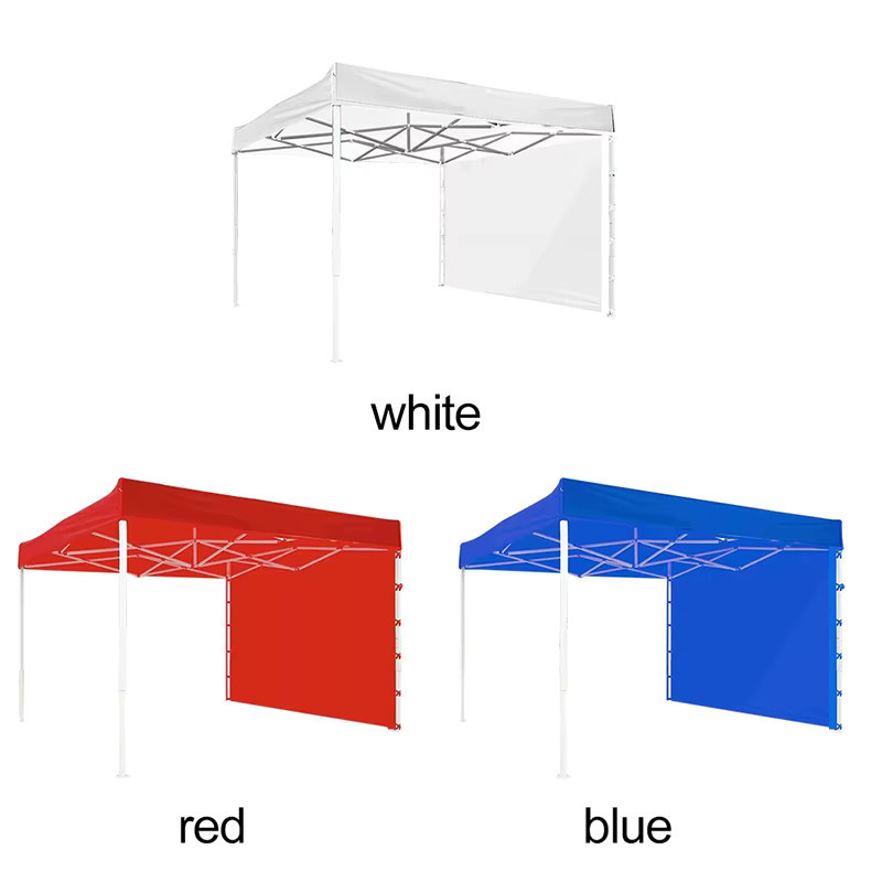 Zusammenklappbare Outdoor-Markise aus wasserdichtem 420D Oxford-Polyester in Blau, B/T/H: 300 x 200 x 200 cm - Bild 3