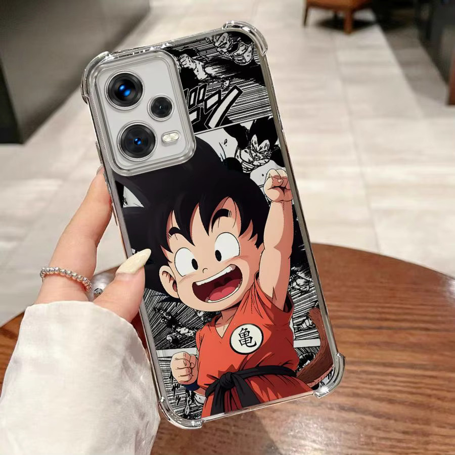 Xiaomi Handyhülle Dragon Ball Goku Design Soft Cover für Redmi Note 14 Pro Plus 13 12 11 10S 9S Multicolor - Bild 4