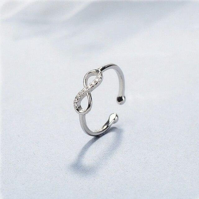 Ring 925 Silber, Kristall, Vintage, Damen - Bild 1