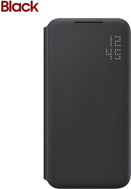Samsung Smart LED View Flip Case Schutzhülle für Samsung Galaxy S22 5G und S22 Plus 5G in Schwarz - Bild 1