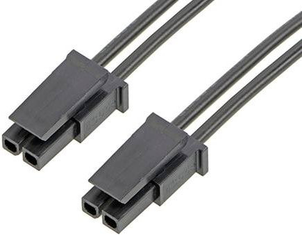 Molex Buchsengehäuse-Kabel Schwarz 2-polig 2147502022 - Bild 1