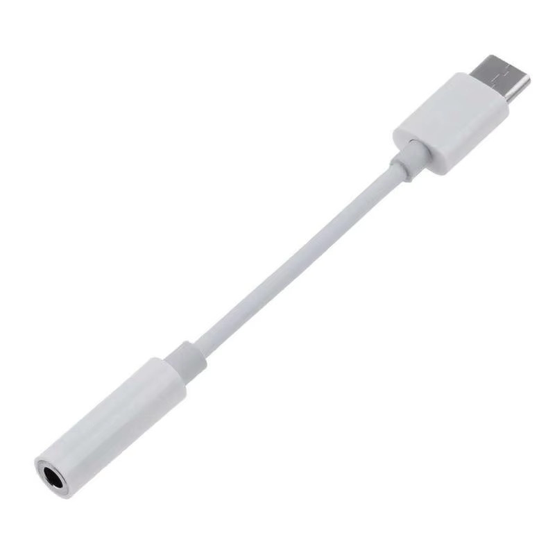BRYNTHORX USB-C auf 3,5mm Klinke Audio-Adapter in Weiß für Huawei, Xiaomi und Realme - Bild 1