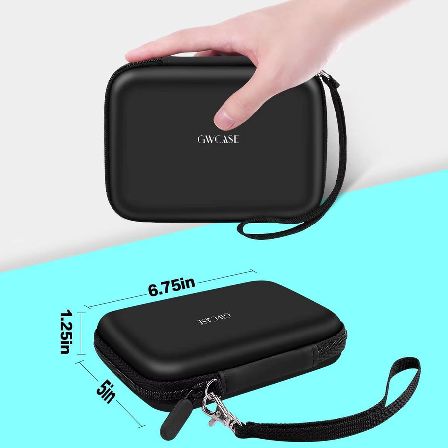 Schutzhülle kompatibel mit Samsung T7 und T7 Touch Portable SSD in Schwarz und Blau von Carr - Bild 5