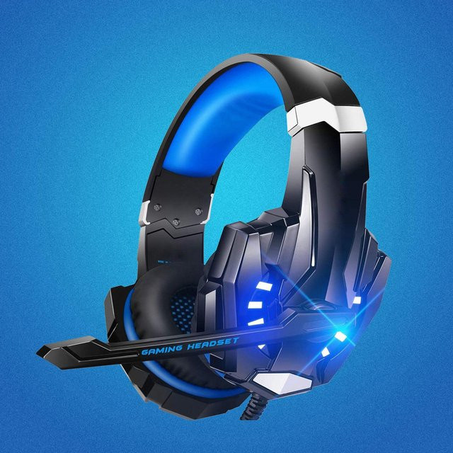 OutsideWorld Over-Ear Gaming-Headset mit 3,5 mm Klinke, geräuschisolierendem Mikrofon und LED-Beleuchtung in Bunt/Schwarz - Bild 1