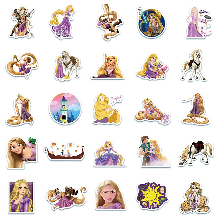 Disney Rapunzel Anime Aufkleber, 10-teiliges Set - Bild 3