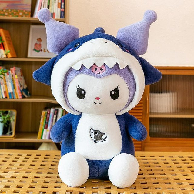 Bai Fen Bai Hai Kullo Mi Melody Puppe Hai Schwein Plüschtier, 35cm - Bild 1