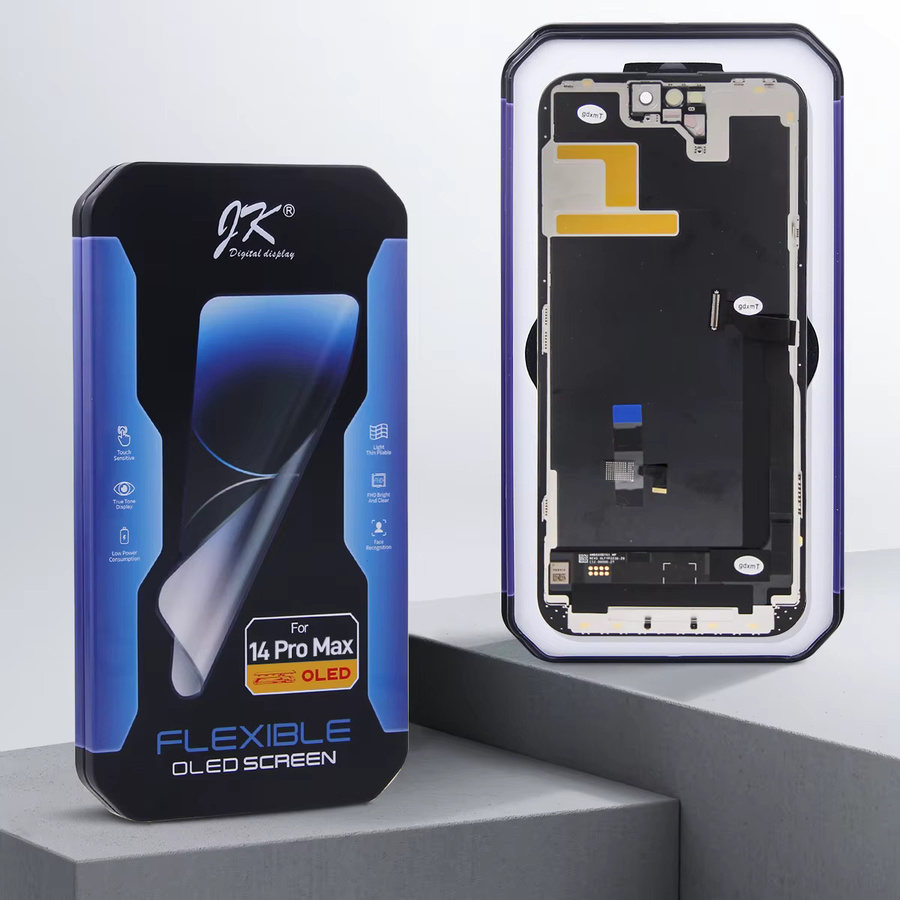 JK OLED LCD Display Touchscreen Digitizer Baugruppe Ersatzteil für iPhone 14 Pro Max in Schwarz - Bild 2