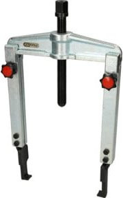 KS Tools Schnellspann-Universal-Abzieher 2-armig mit schlanken und verlängerten Haken, Farbe: Silber - Bild 1