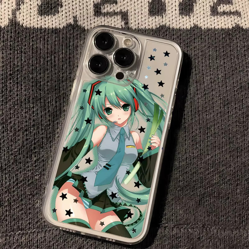 Japan Anime Y2K Girl Handyhülle für Samsung Galaxy S26 S25 S24 S23 S22 S21 S20 FE Note20 Note10 Plus Ultra Lite Edge 5G Transparent - Bild 2