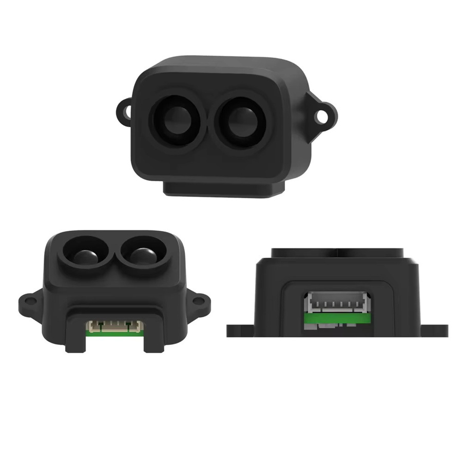 TF-Luna LiDAR Modul RCmall Entfernungsmesser Sensor in Schwarz mit UART und IIC Schnittstelle für Arduino und Pixhawk - Bild 2