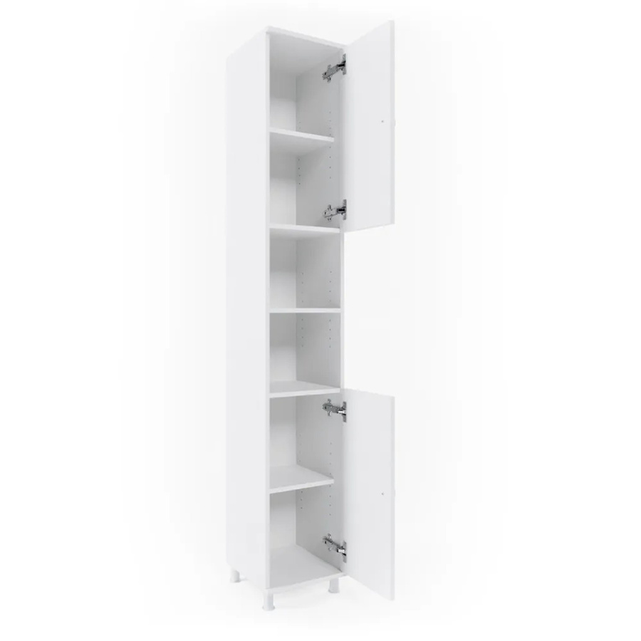 Vicco Badschrank FYNN Weiß mit Regalfächern, Höhe: 190 cm, Breite: 30 cm, Tiefe: 30 cm - Bild 2
