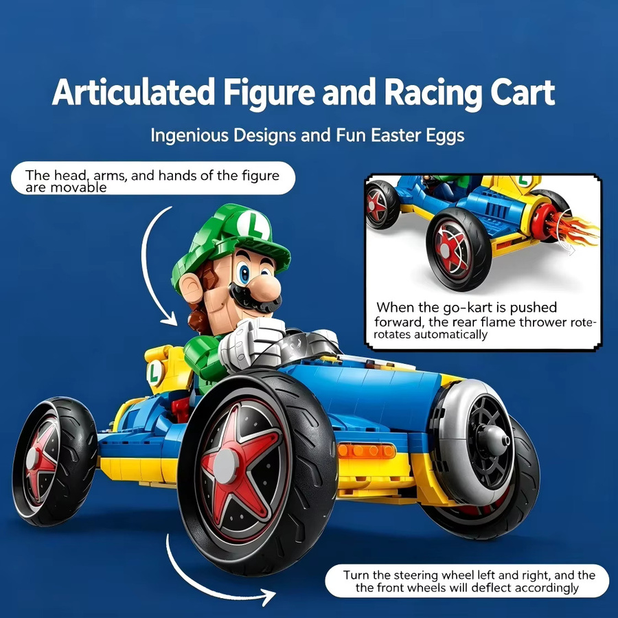 Hot Toys Kart-Modell Bausteine, Auto, 2234 Teile, ab 14 Jahren - Bild 5