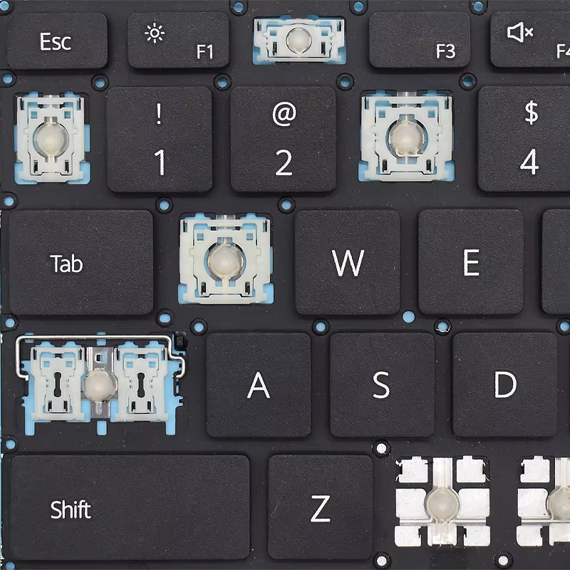 Huawei Tastenkappen-Scharnier Ersatz für MateBook D14/D15 2023, MateBook D14/D16 2024 und MateBook 14/14s 2024 in Schwarz - Bild 4