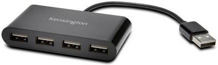 Kensington USB 2.0 4-Port Hub Schwarz - Bild 1