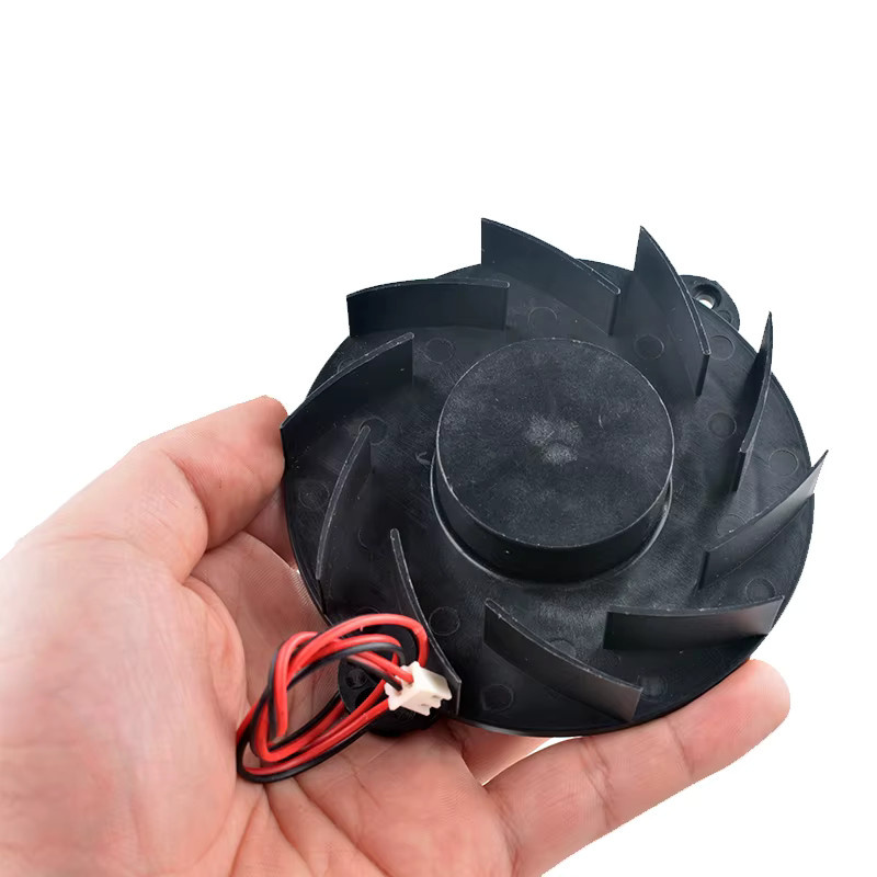 ANCHAOPU Rundlüfter DC12 V 0,23 A in Schwarz mit 92 mm Durchmesser für Induktionsherde - Bild 4