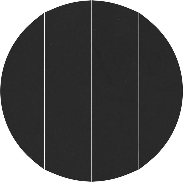 vidaXL Bodenfolie für Pools aus Vliesstoff, Schwarz, Durchmesser: 458 cm - Bild 1