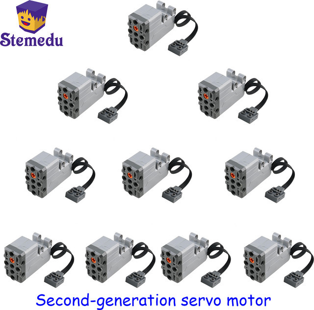 stemedu Hochdrehmoment-Servomotor 88004 MOC Zweite Generation Motor Lenkungsset, 1-teiliges Set - Bild 1