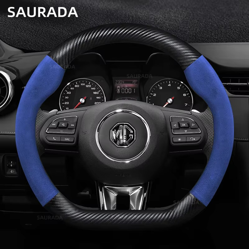 Anti-Rutsch Lenkradabdeckung für MG 3 5 6 HS ZS EV MG3 3SW MG5 MG6 MG7 ZR EHS GT EZS als Dekorations-Zubehör - Bild 1
