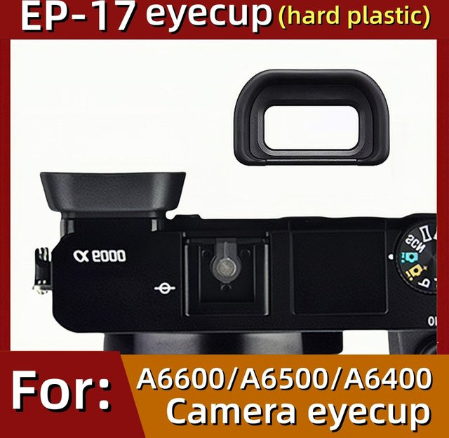 Sony EP-17 Augenmuschel Ersatz Abdeckung für A6600 A6500 A6400 Kamera-Zubehör in Schwarz - Bild 1