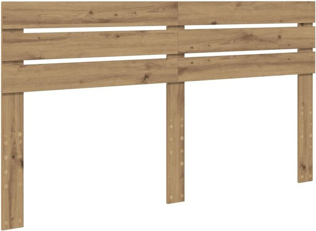 vidaXL Kopfteil Artisan-Eiche in Braun aus Holzwerkstoff, Breite: 180 cm - Bild 1