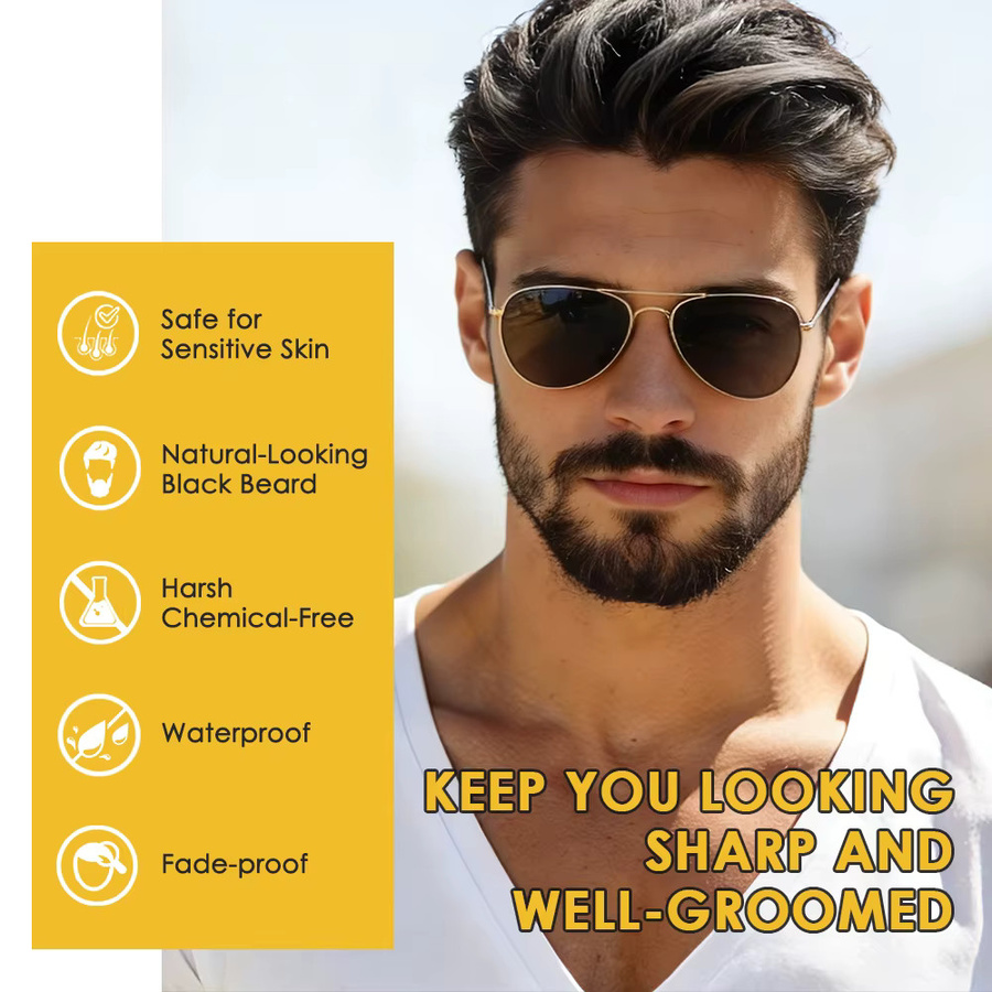 Ms.Dear Bart Shampoo Creme, Schwarz, Herren - Bild 6