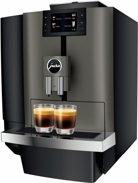 JURA X4 Kaffee-Vollautomat in Dark Inox (Grau/Silber) - Bild 1