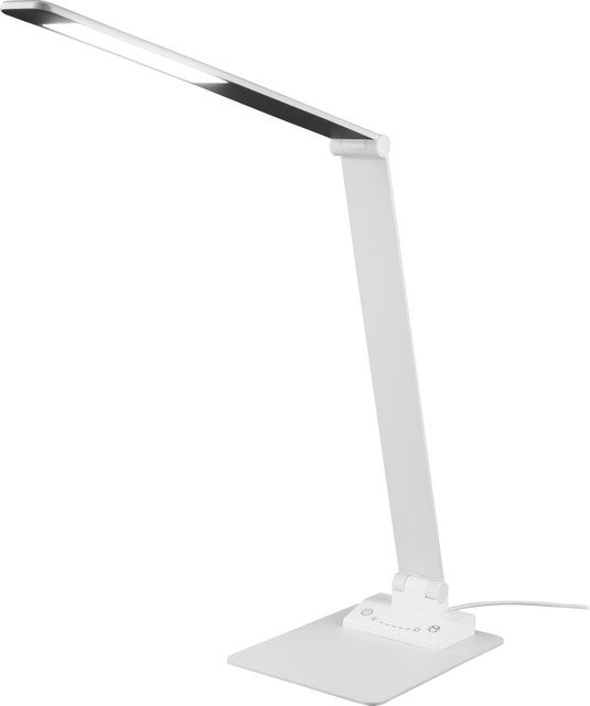 LIVARNO LED-Tischleuchte in Weiß mit Dimmer, Touch-Bedienung und USB-Anschluss - Bild 1