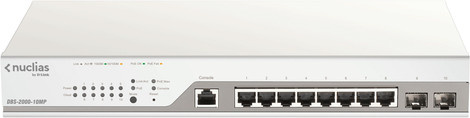 D-Link DBS-2000-10MP/E Managed L2 Gigabit Ethernet PoE+ Switch Grau - Bild 1