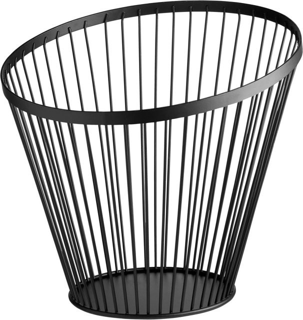 Alpena VEGA Obst- und Brotkorb aus Metall in Schwarz, Durchmesser: 28 cm, Höhe: 26 cm - Bild 1