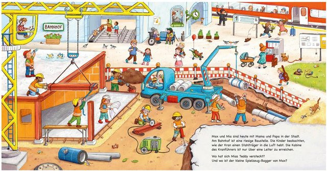 Mein allererstes Wimmelbuch - Auf der Baustelle, Thienemann-Esslinger, Hardcover - Bild 1