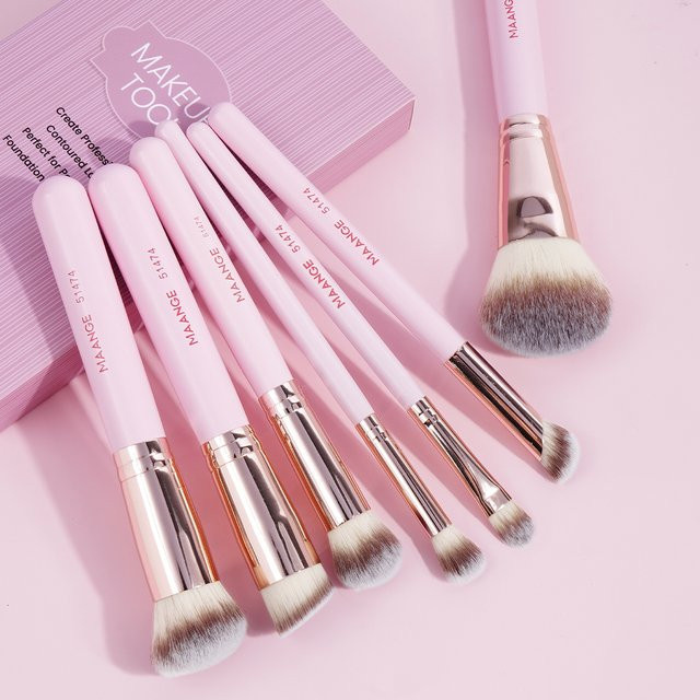 MAANGE Make-up-Pinsel-Set, 7-teilig, Unisex - Bild 1