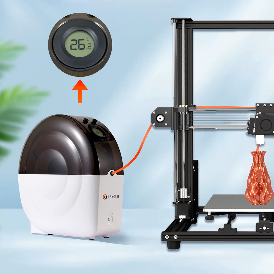 ERYONE Snail Dryer Box M2 Filamenttrockner für FDM 3D-Druck in Weiß mit hochpräzisem Thermohygrometer - Bild 2