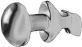 XIMAX Handtuch-Haken aus Kunststoff in Chrom, Silberfarben, B/T/H: 3,5 x 6 x 3,5 cm - Bild 1