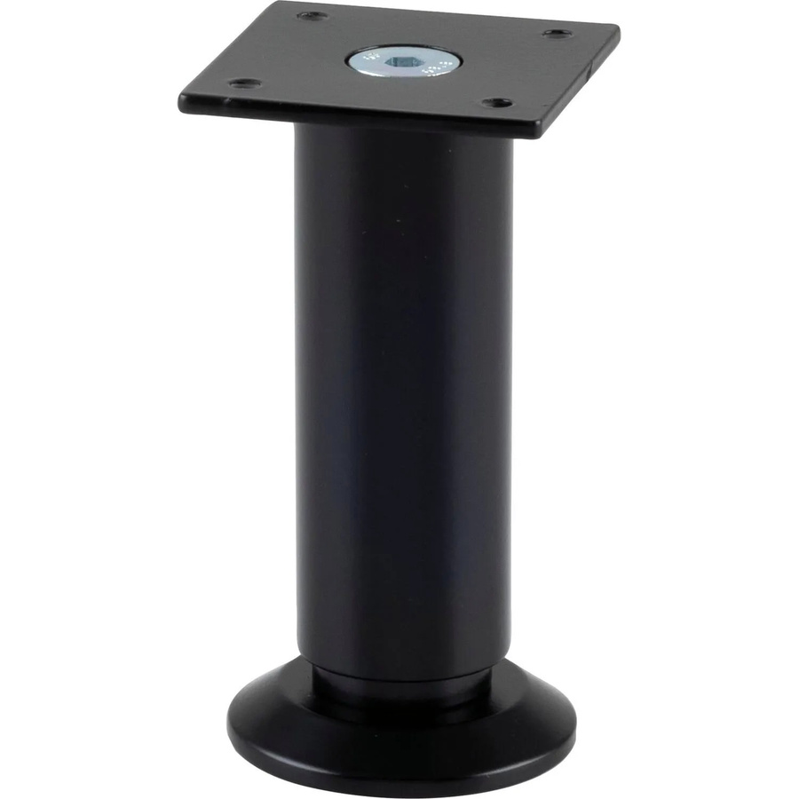 Simausrom Möbelfuß aus Aluminium in Schwarz Matt, Höhenverstellbar, Durchmesser: 3 cm, Länge: 12 cm - Bild 2