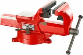 Facom Schraubstock mit Drehteller in Rot, 100 mm - Bild 1
