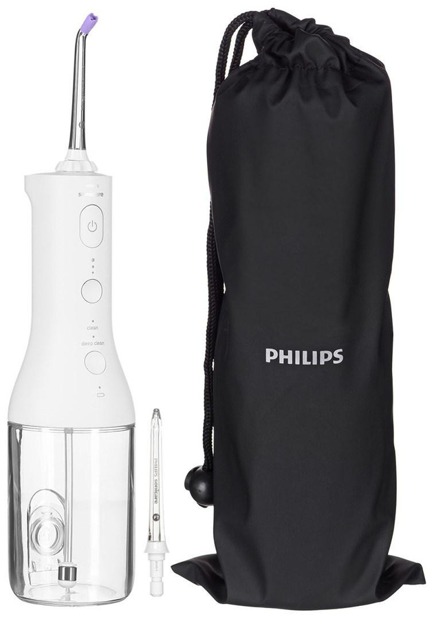 Philips Sonicare Cordless Power Flosser 3000 HX3826/31 Munddusche Weiß - Bild 4