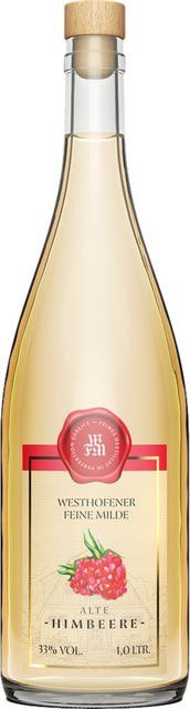 Westhofener Alte Himbeere Frucht- & Kräutersprit, Deutschland, 1,0 l, 33% Vol. - Bild 1