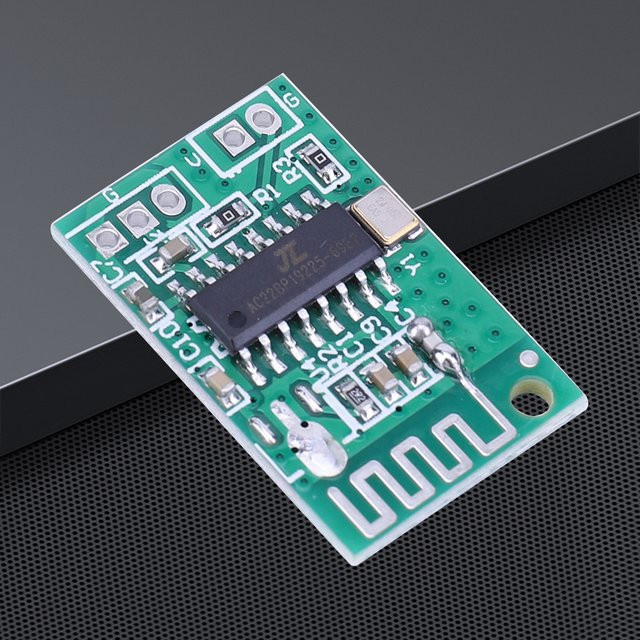 HW-104 A-6928 Bluetooth 5.0 Audio Verstärker Modul mit 3W Leistung, 3,3-5V, Grün - Bild 1