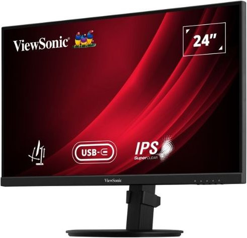 ViewSonic VG2409-MHDU-2 LED-Monitor, 24 Zoll, Full HD, IPS-Panel, 100Hz, Schwarz, USB-C, HDMI, DisplayPort - Bild 2