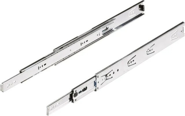 Hettich Kugelpräzisionsvollauszug aus Stahl in Chrom, Länge: 400 mm - Bild 1