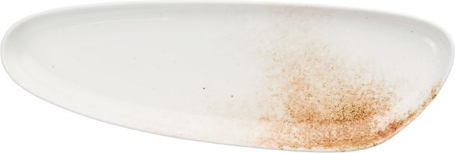 VEGA Platte Purior in Weiß/Braun, 4er Pack, Länge: 35,5 cm, Breite: 11,5 cm, Höhe: 2,6 cm - Bild 1