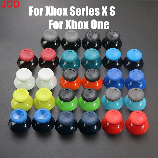 JCD 2er-Set 3D Analog Thumb-Sticks Grip Joystick Kappen für Microsoft Xbox Series X, Series S und Xbox One in Multicolour - Bild 1
