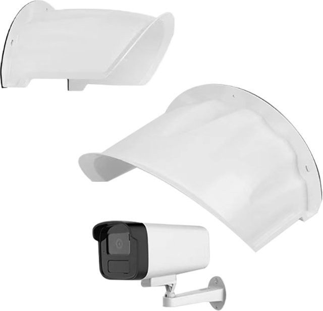 JETTING Schutzhülle für CCTV Revolver Kuppel Kameras, wasserdichte Abdeckung in Weiß, B/T/H: 29,0 x 20,5 x 0 cm - Bild 1