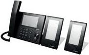 innovaphone Standfuß lang IP2x2-X in Schwarz für Telefon IP222 oder IP232 mit zwei Beistellern (03-002X2-002) - Bild 1