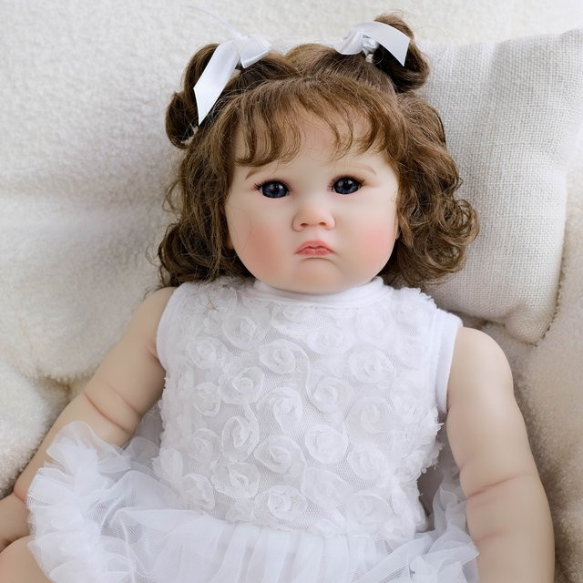 NPK Charlotte Baby-Mädchen-Puppe, 20 Zoll, Kunstpuppe zum Sammeln - Bild 1