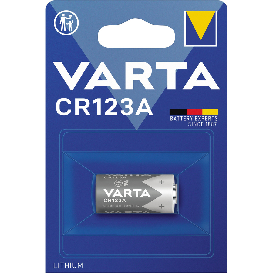 Varta Lithium CR123A Fotobatterie 3V 1430 mAh Silber - Bild 4