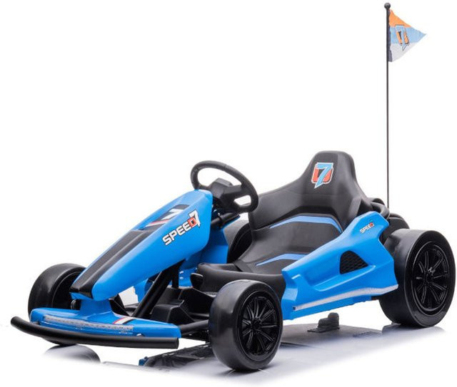 TPFLiving Elektro-Kinderquad eDrift Car, Elektroauto, blau - Bild 1